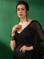 Sangria Embellished Party Wear Saree