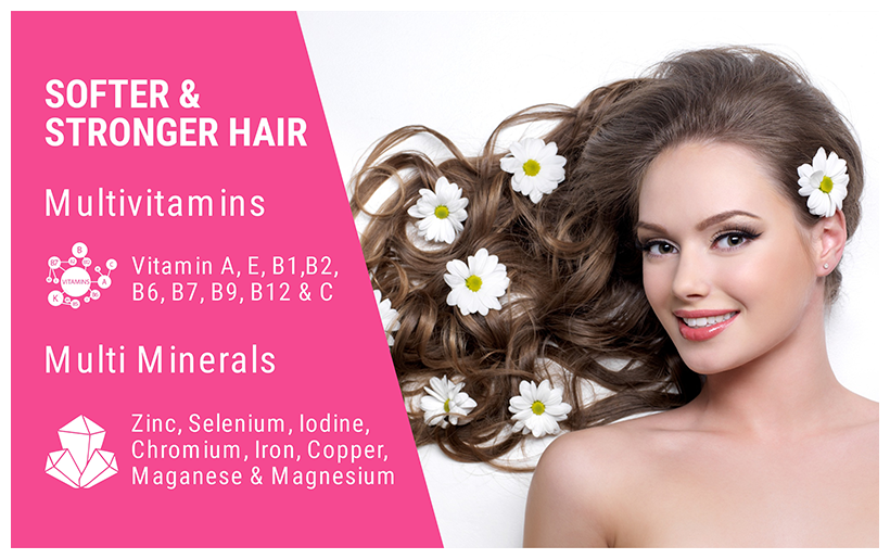 bliss welness hair skin nails veg tablet