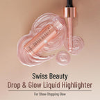 Swiss Beauty Drop and Glow Liquid Highlighter , Shimmer Shine , Dewy Finish - 04 Light Brown - Distacart