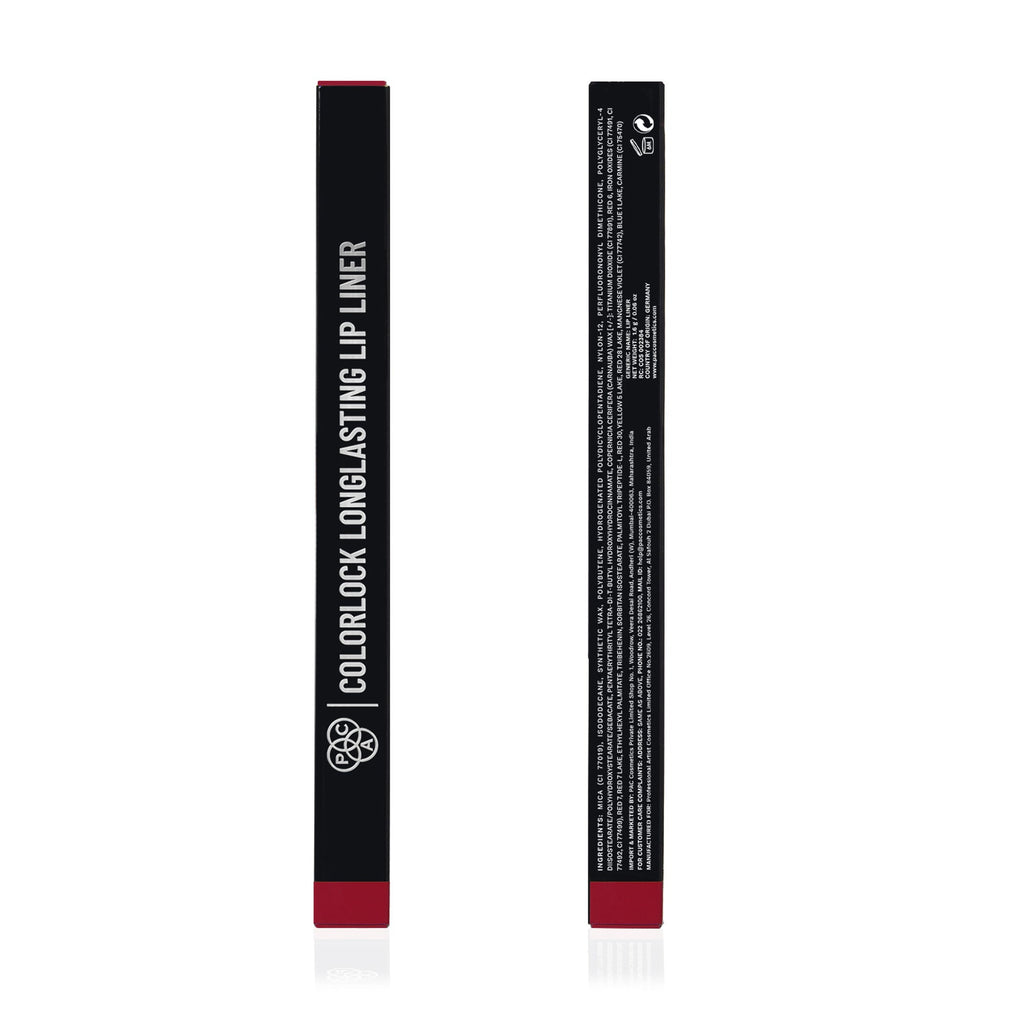 PAC Studio Colorlock Longlasting Lip Liner - Crimson Queen - Distacart