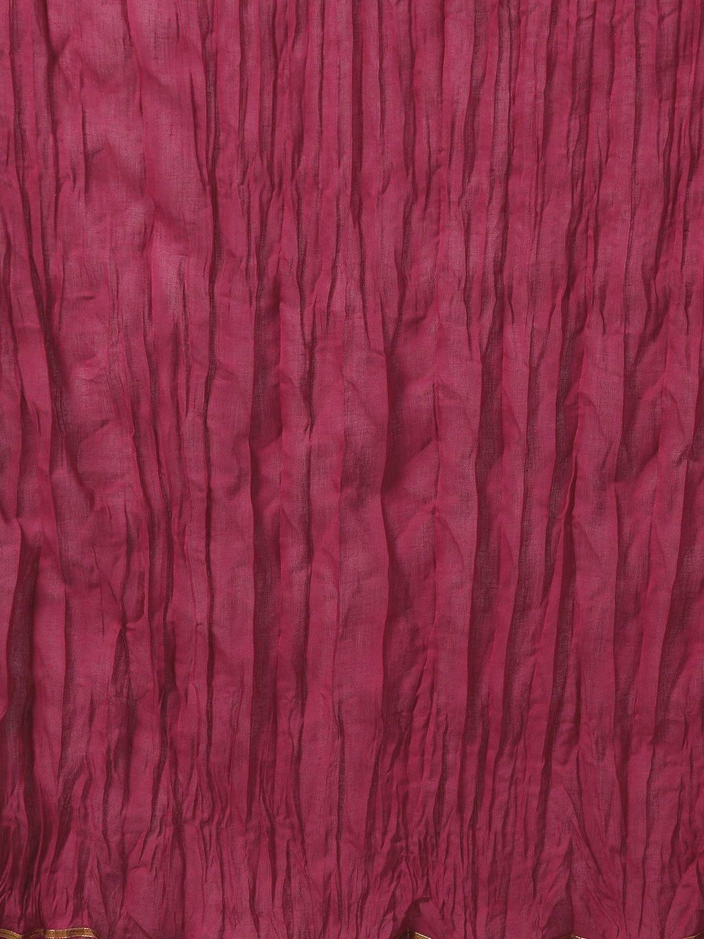 Sangria Women Magenta & Golden Printed Kurta with Palazzos & Dupatta