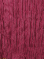 Sangria Women Magenta & Golden Printed Kurta with Palazzos & Dupatta