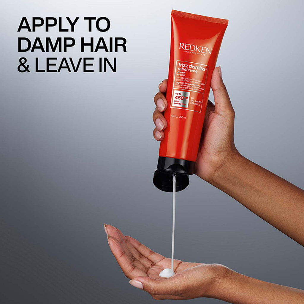 Redken Frizz Dismiss Rebel Tame Cream With Smoothening Complex, Anti Frizz & Heat Protection