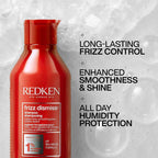 Redken Frizz Dismiss Sulphate Free Shampoo with Smoothening Complex for Frizzy Hair