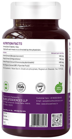 Bliss Welness Brain Health Brahmi + Shankapushpi Ginkgo Biloba Veg Tablet