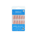 shills professional reusable press on nails almond spn630