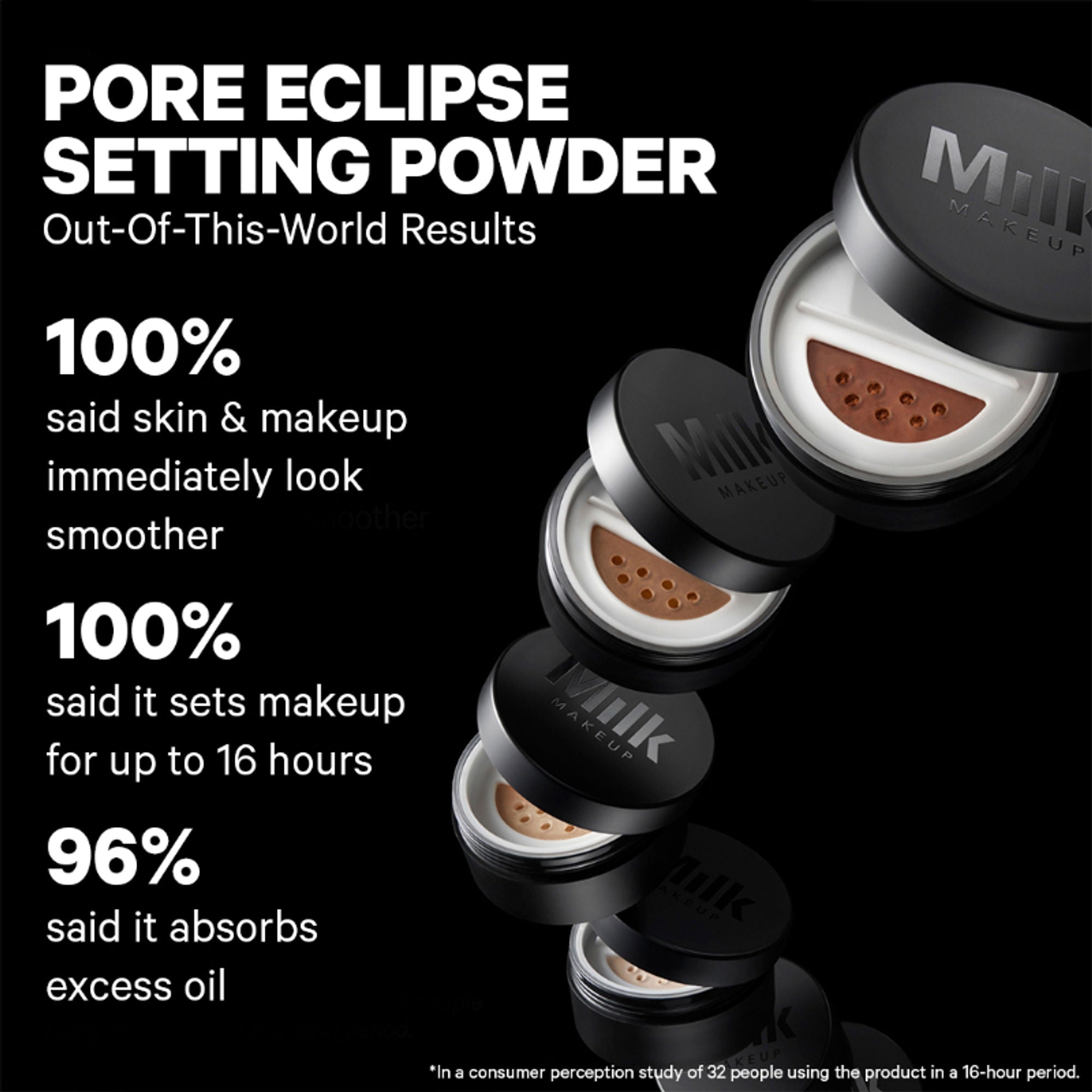 MILK MAKEUP Pore Eclipse Matte Translucent Setting Powder - Medium