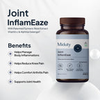 Miduty by Palak Notes Joint InflamEaze Capsules (Formerly Joint Pain Relief) - Distacart