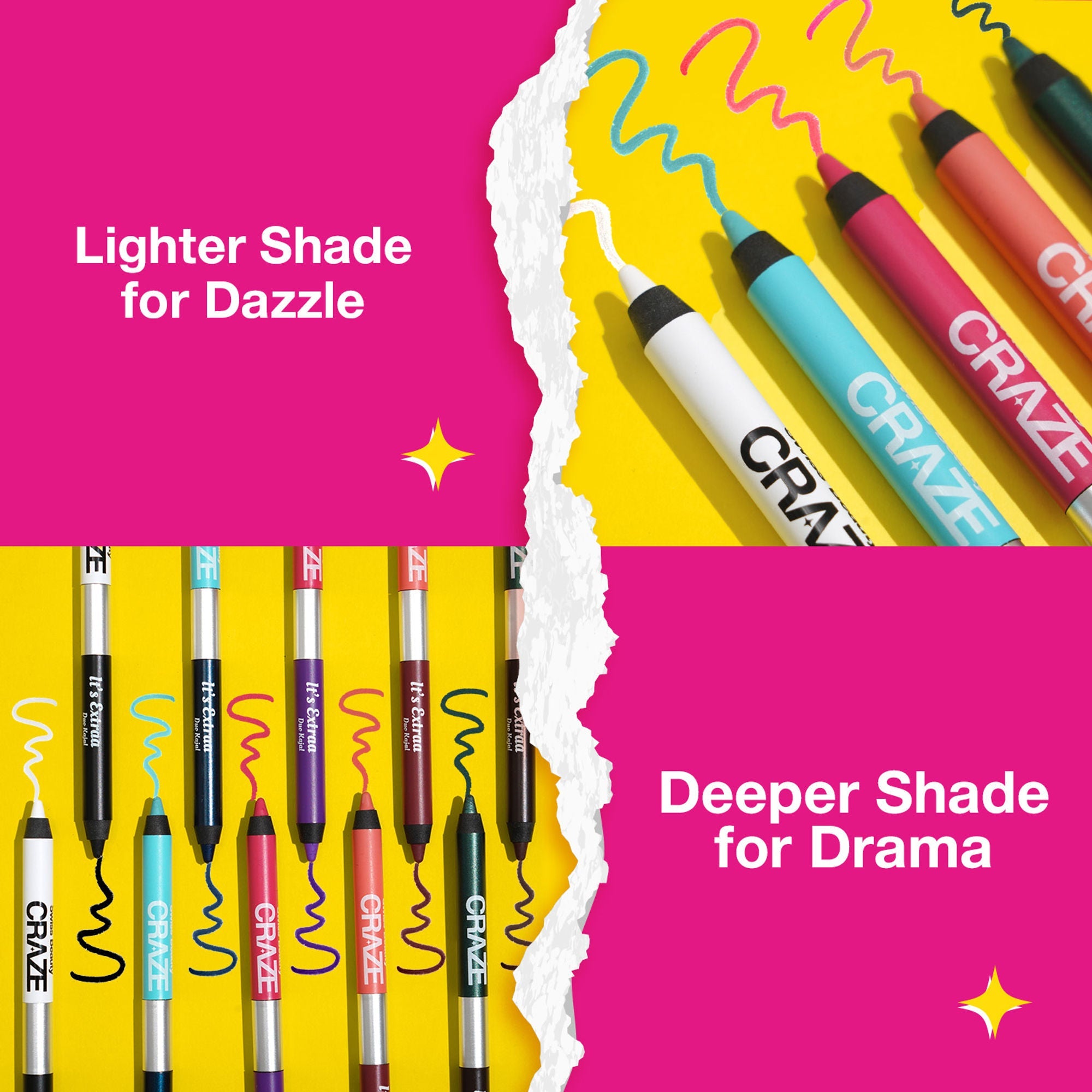 Swiss Beauty Craze It'S Extraa Duo Kajal - 5 - Dynasty - Distacart