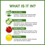 She Essentials Aloe Vera Gel With Pure Aloe Vera & Cucumber Extract For Skin & Hair