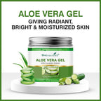 She Essentials Aloe Vera Gel With Pure Aloe Vera & Cucumber Extract For Skin & Hair