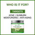She Essentials Aloe Vera Gel With Pure Aloe Vera & Cucumber Extract For Skin & Hair