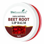 She Essentials Beetroot Lip Balm For Lip Lightening, Dry & Chapped Lips, Makes Soft & Glossy Lips