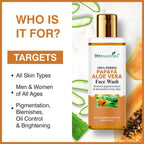 She Essentials Papaya Brightening Face Wash For Glowing & Radiant Skin