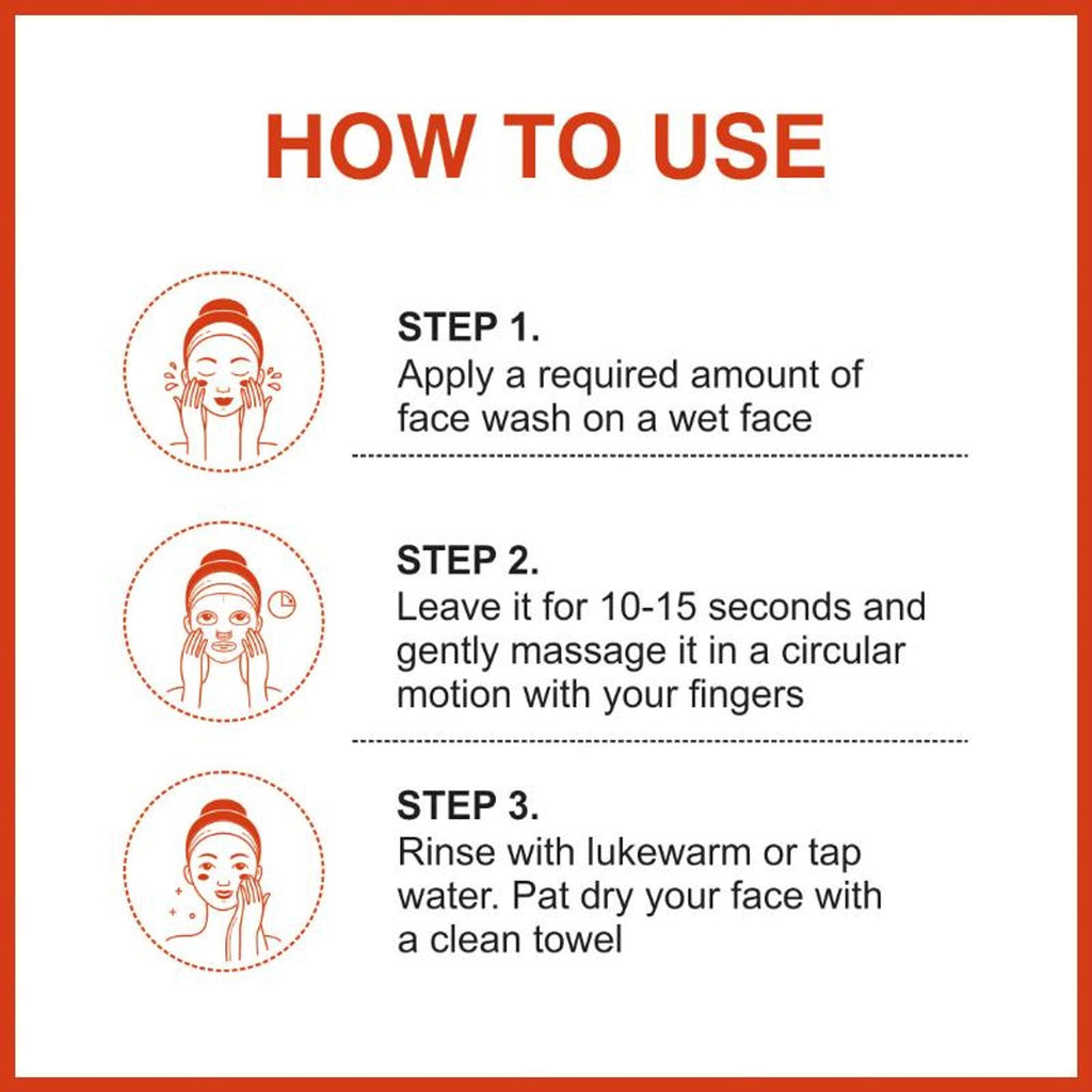 She Essentials Kumkumadi Glow Face Wash - Reduces Pigmentation & Dark Spots