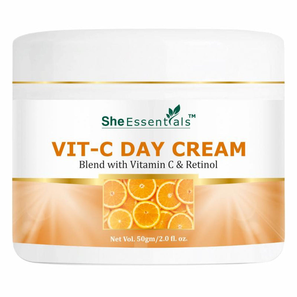 She Essentials Vitamin C Day Cream With Spf 30 With Vitamin C & Retinol