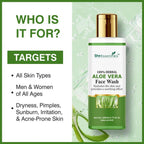 She Essentials Aloe Vera Hydrating Face Wash For All Types Of Skin