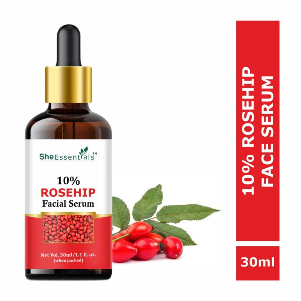 She Essentials Rosehip Face Serum For Tan Pigmentation & Blemish Control
