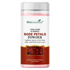 She Essentials Rose Petals Powder For Face Pack & Mask - Men & Women