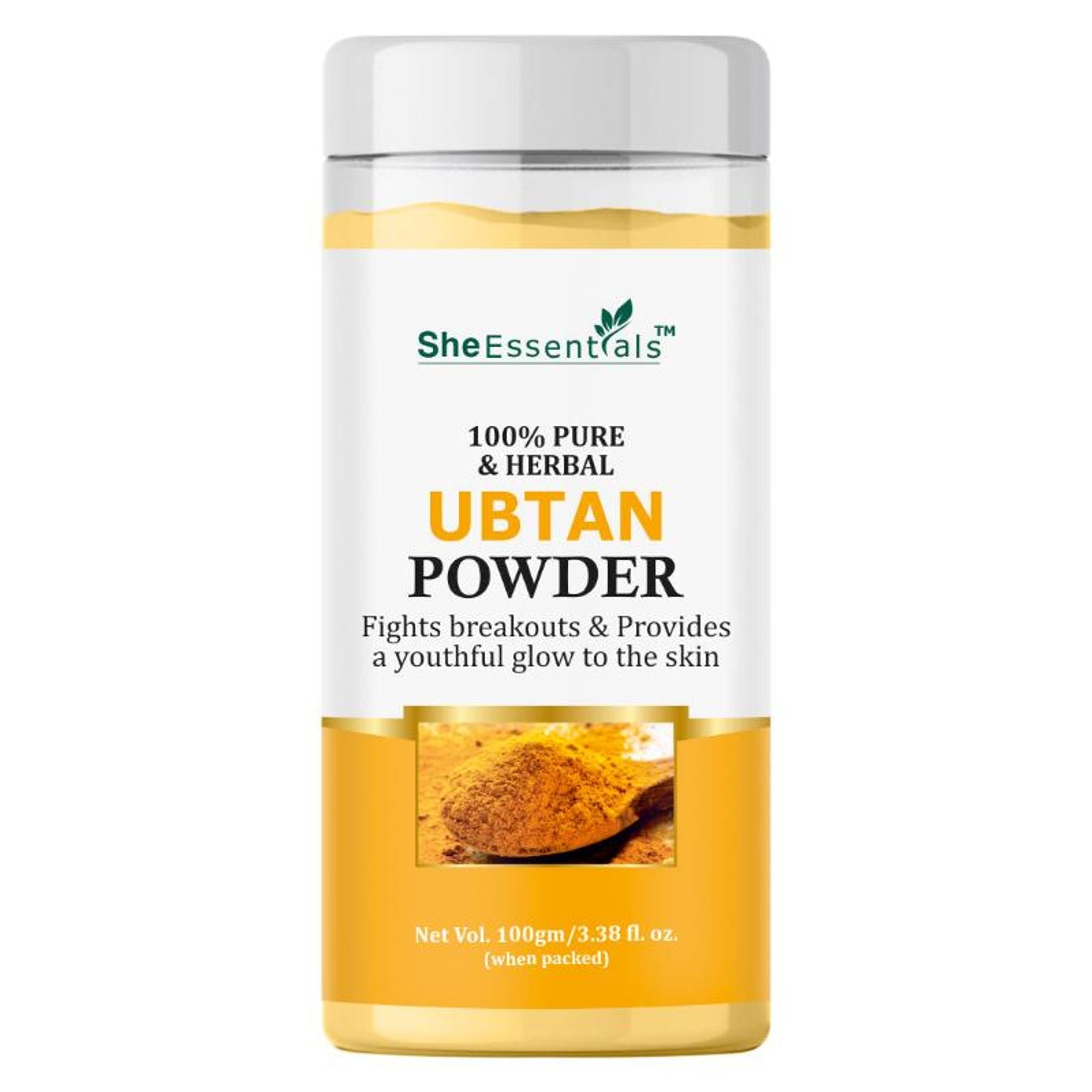 She Essentials 100% Natural Ubtan Powder For Glowing Skin Face Pack & Mask