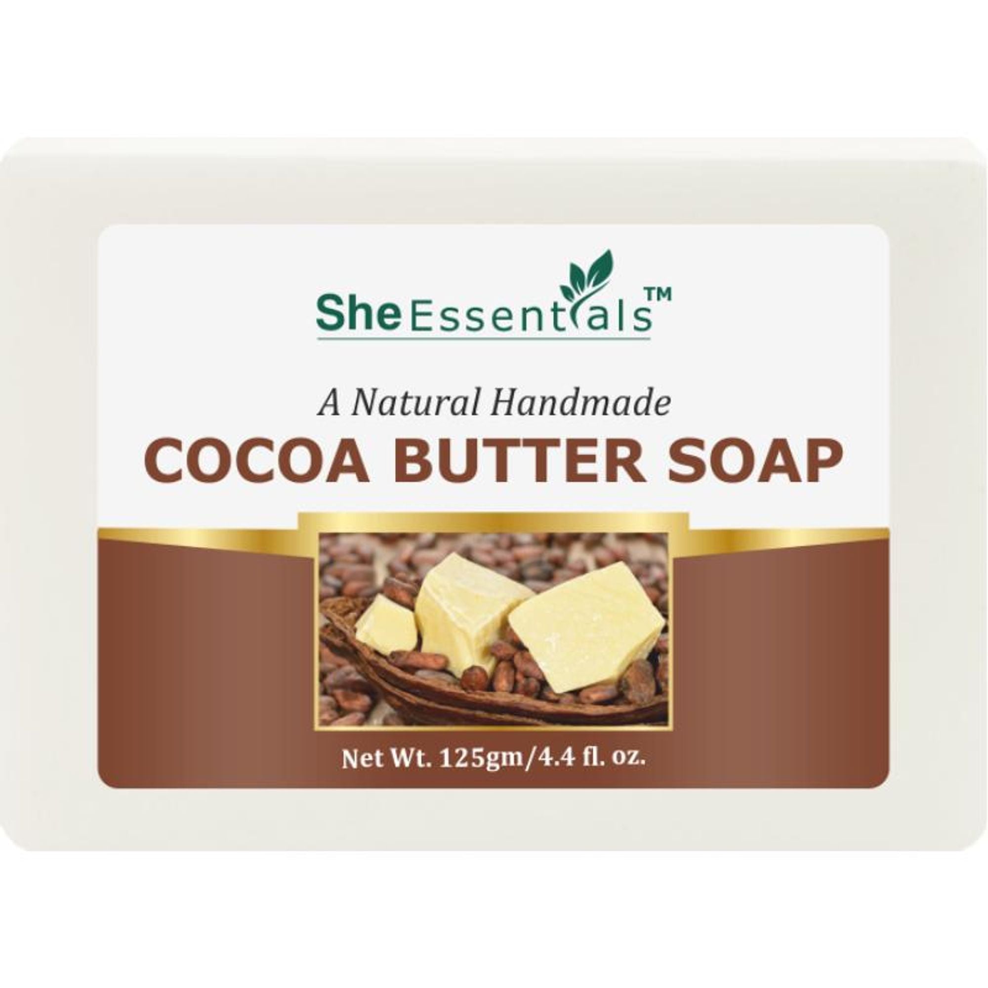 She Essentials Natural Handmade Cocoa Butter Soap
