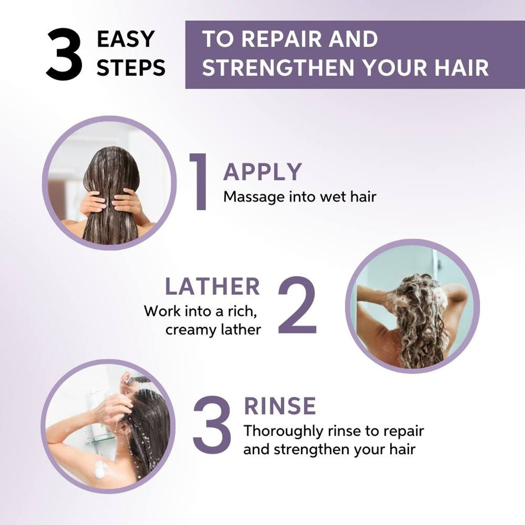 System Professional Repair Shampoo for Damaged Hair Strengthens & Restores