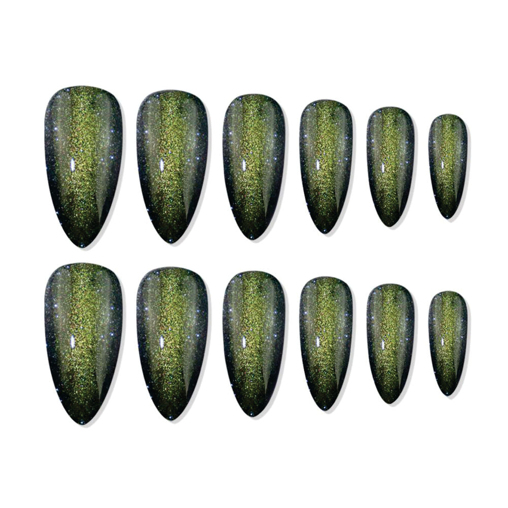 shills professional reusable press on nails log almond spn696
