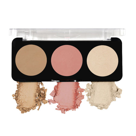 Swiss Beauty Cheek-A-Boo 3 In One Blushe Contour And Highlighter - 1