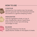 Swiss Beauty Cheek-A-Boo 3 In One Blushe Contour And Highlighter - 2 - Distacart