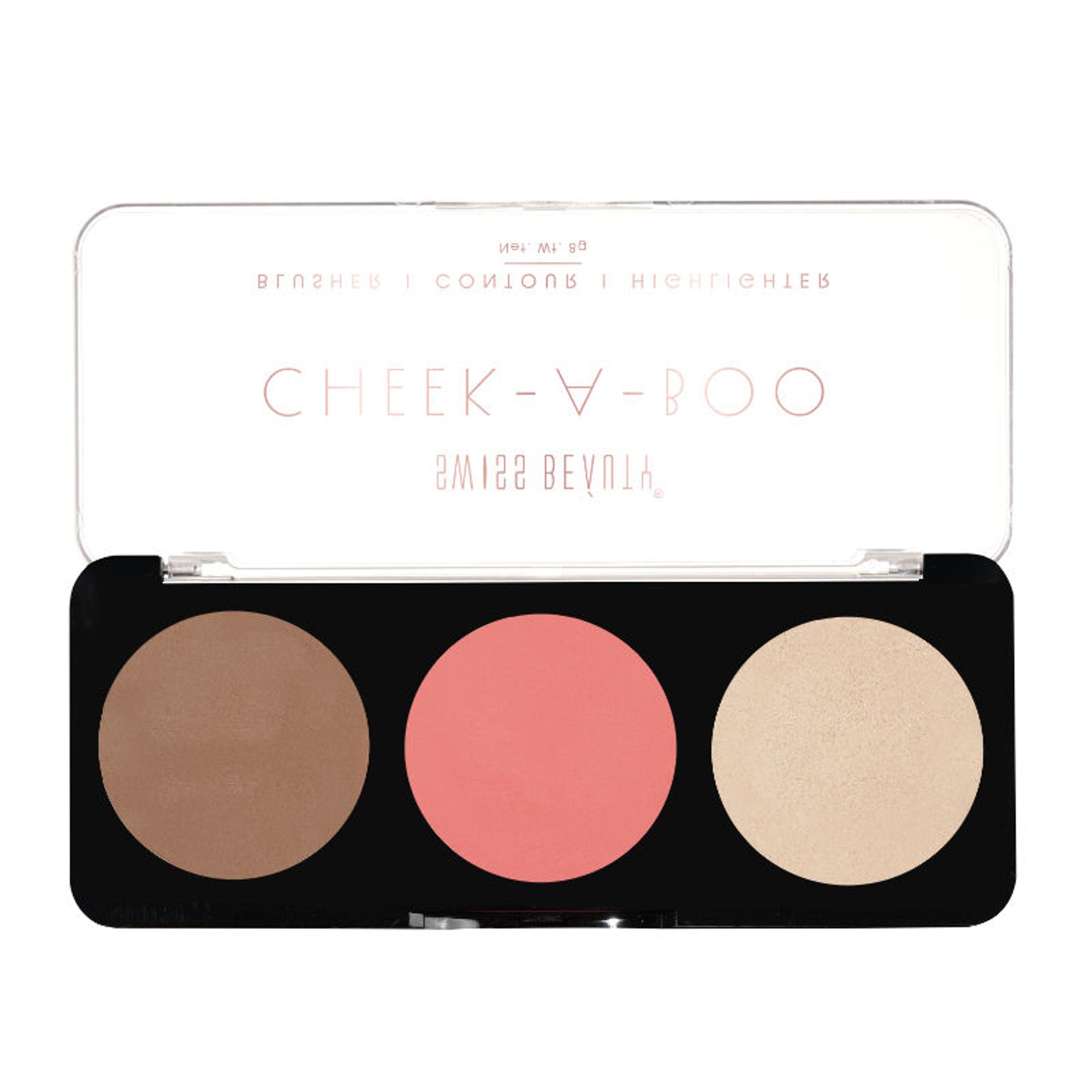 Swiss Beauty Cheek-A-Boo 3 In One Blushe Contour And Highlighter - 2 - Distacart