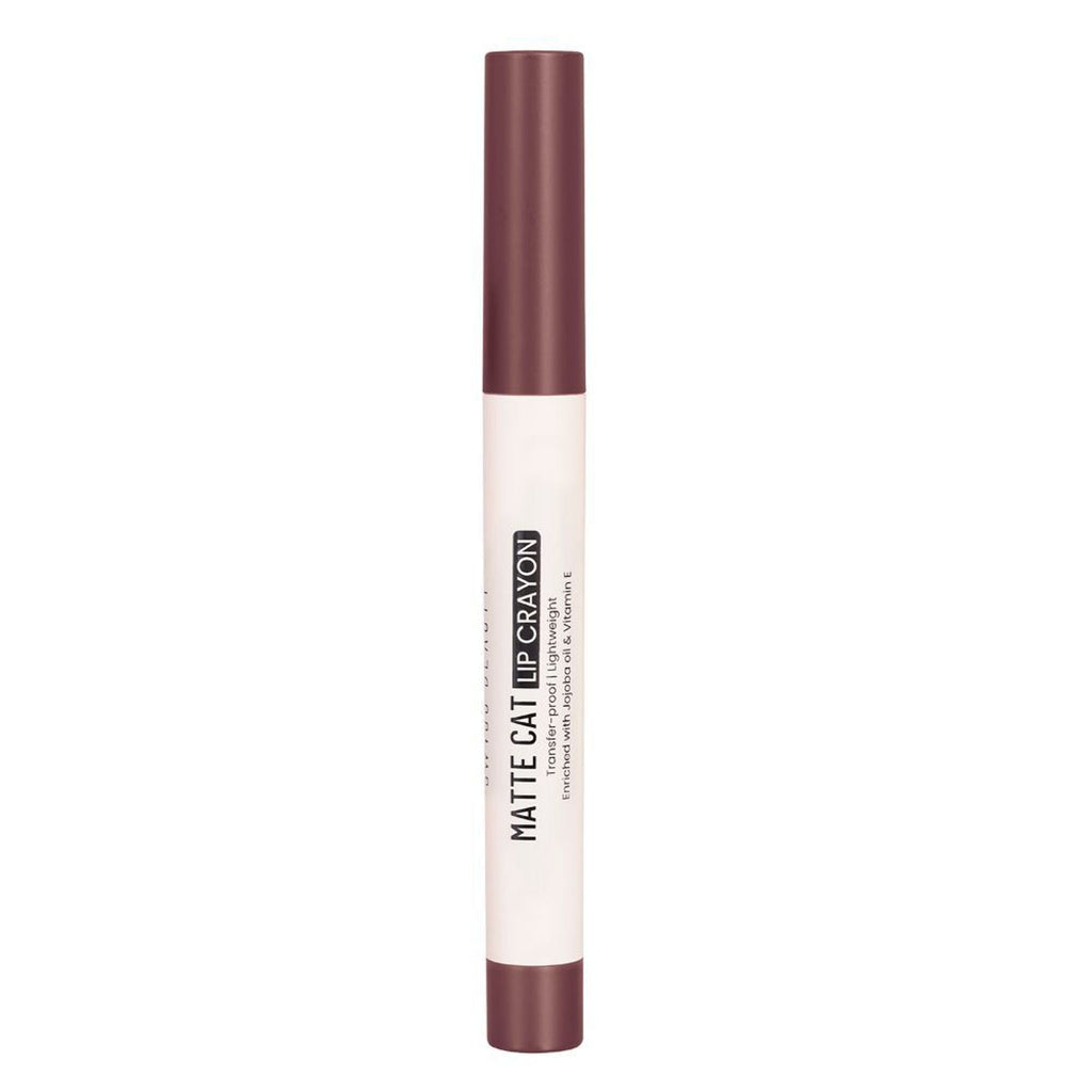 Swiss Beauty Non Transfer Matte Cat Lip Crayon - Brick Shell - Distacart