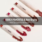 Swiss Beauty Non Transfer Matte Cat Lip Crayon - Berry Blast - Distacart