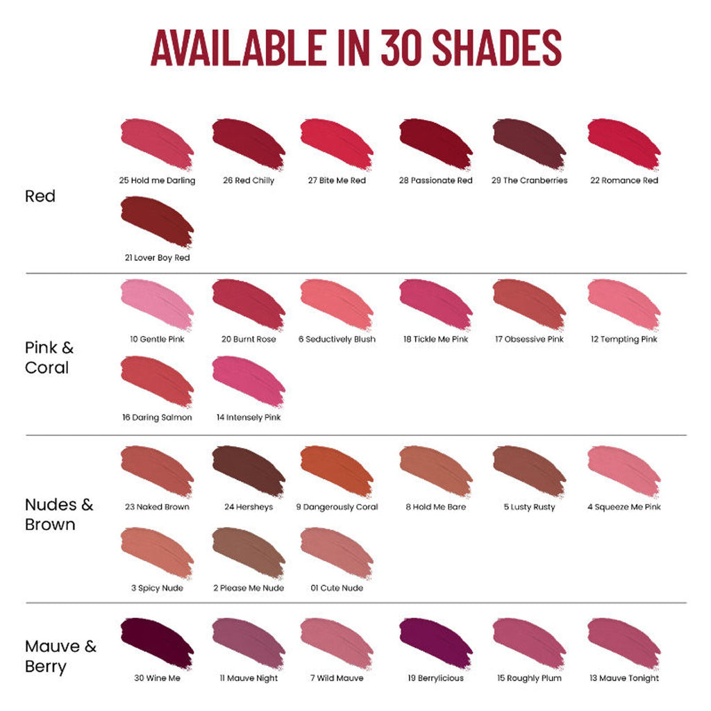 Swiss Beauty Hold Me Matte Liquid Lipstick - 02PleaseMeNude - Distacart