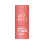 Swiss Beauty Cheek It Up Lumi-Matte Finish Blush - 3 Mood Liffer Coral - Distacart