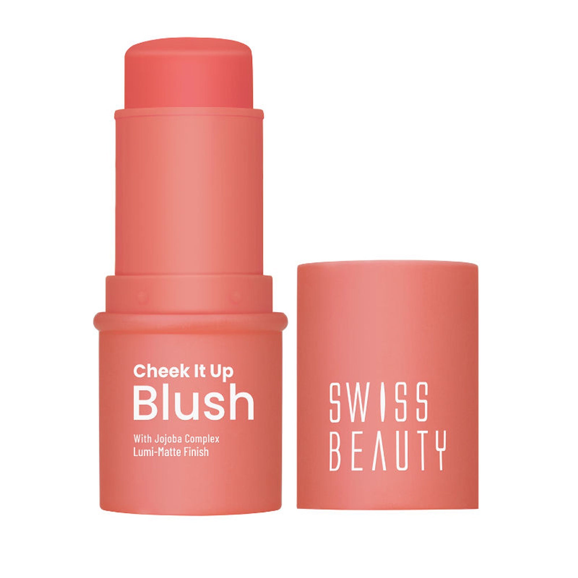 Swiss Beauty Cheek It Up Lumi-Matte Finish Blush - 4 Too Cheeky - Distacart