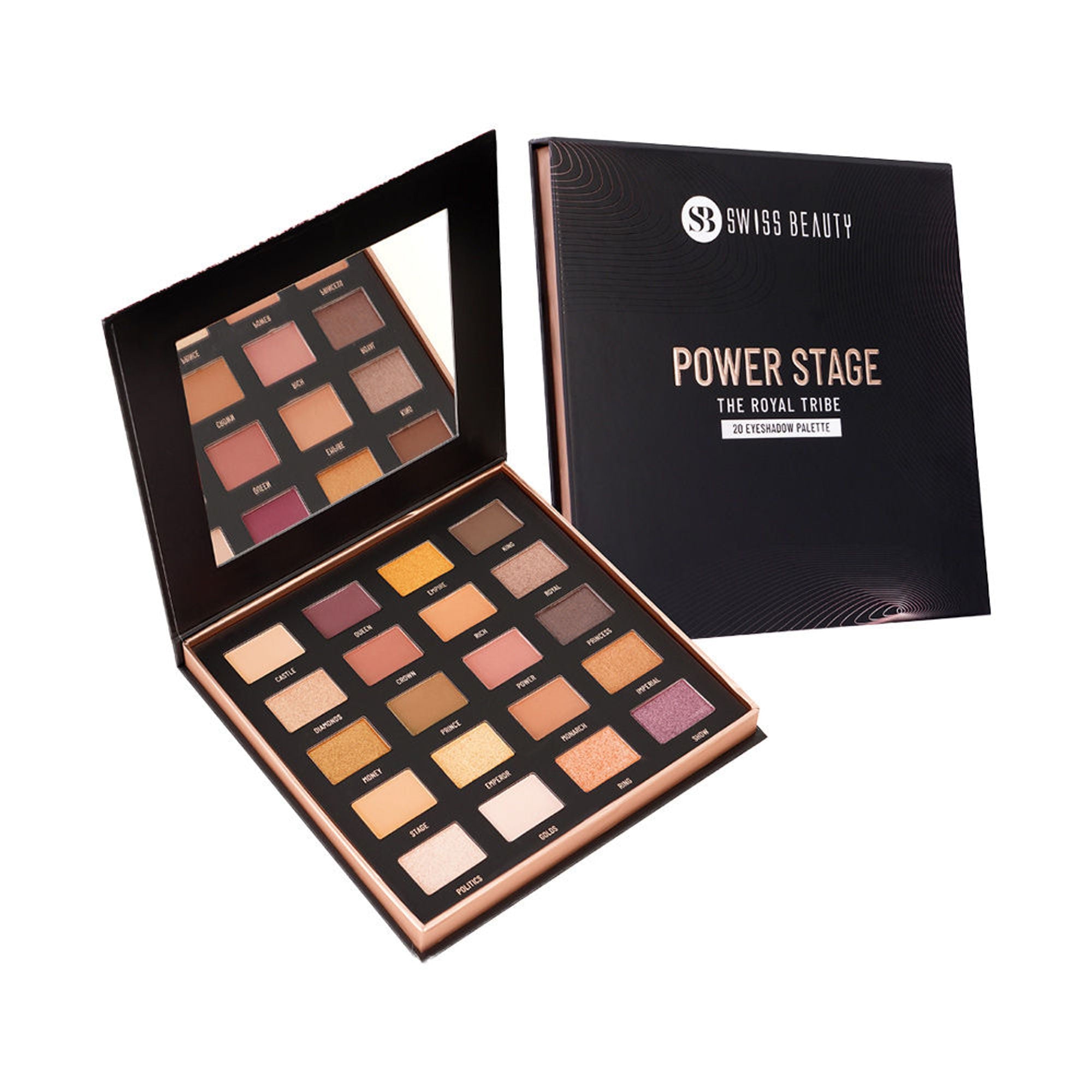 Swiss Beauty Power Stage Eyeshadow Palette - 02 Royal Tribe