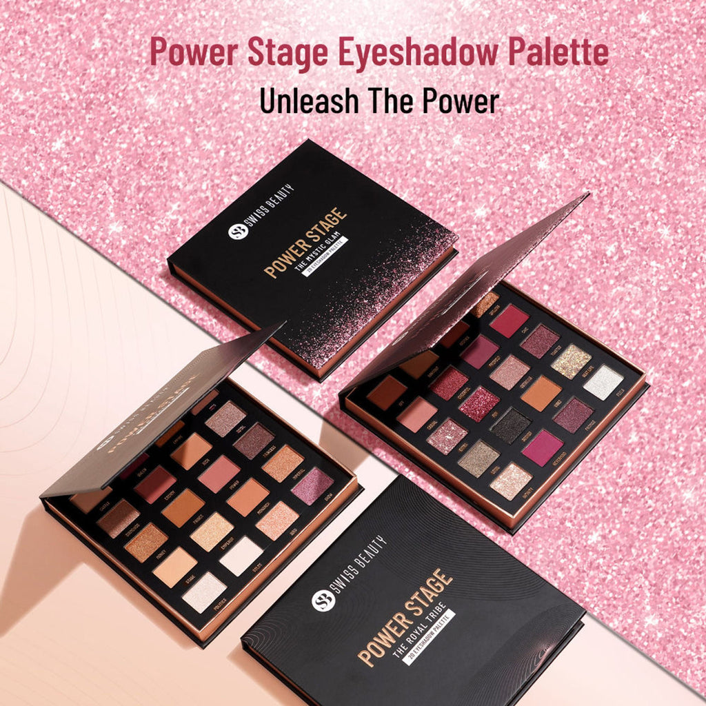 Swiss Beauty Power Stage Eyeshadow Palette - 02 Royal Tribe