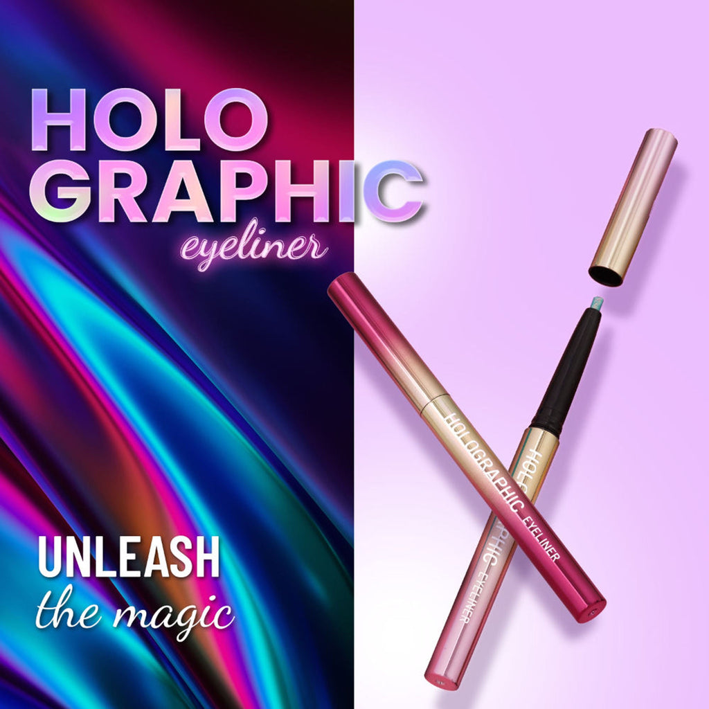 Swiss Beauty Holographic Eyeliner , Multi Chrome Effect , Water -Proof ,Smudge Proof - 3 Stardust - Distacart