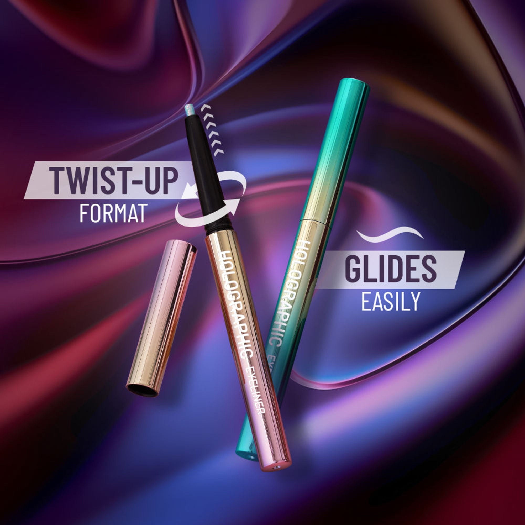 Swiss Beauty Holographic Eyeliner , Multi Chrome Effect , Water -Proof ,Smudge Proof - 3 Stardust - Distacart