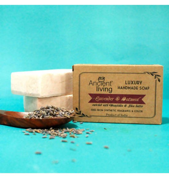 Ancient Living Lavender & Oatmeal Luxury Handmade Soap