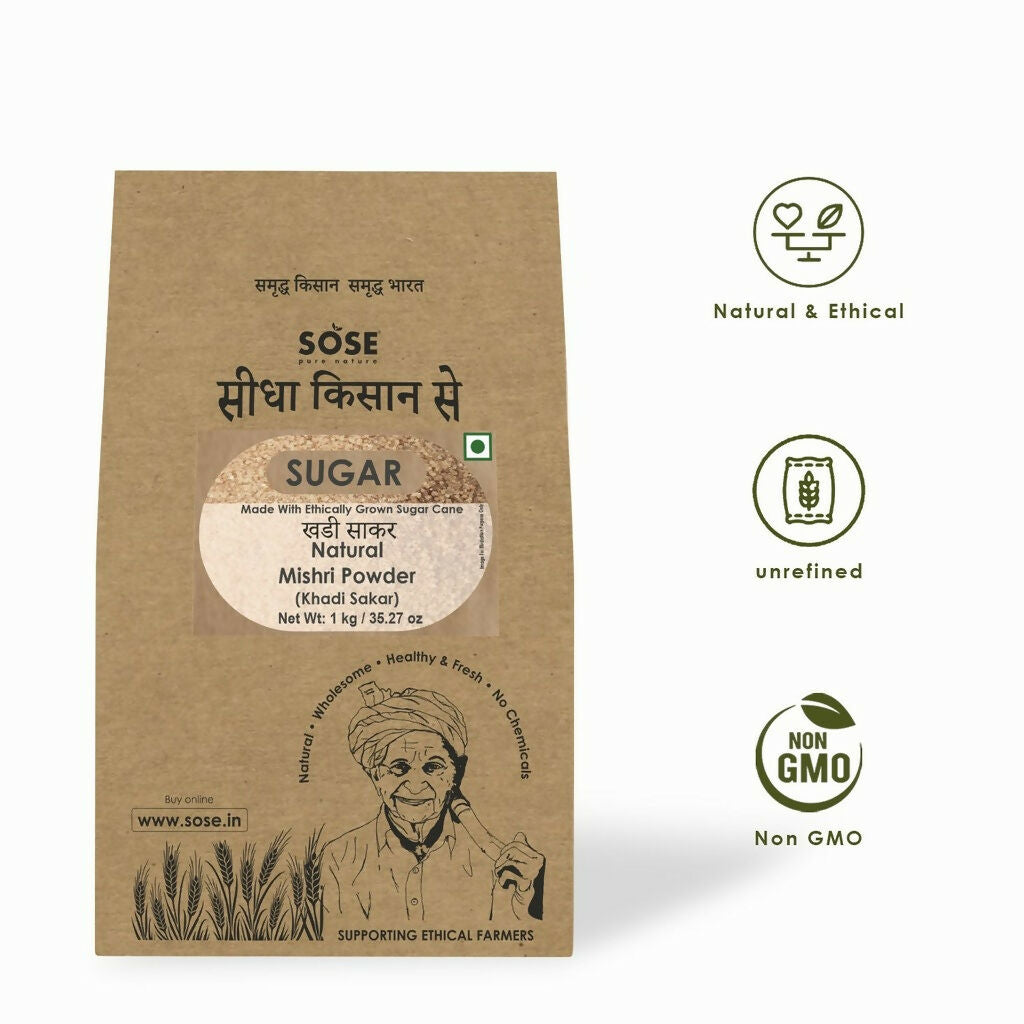 Gir Sidha Kisan Se Natural Mishri Powder (Khadi Sakar)