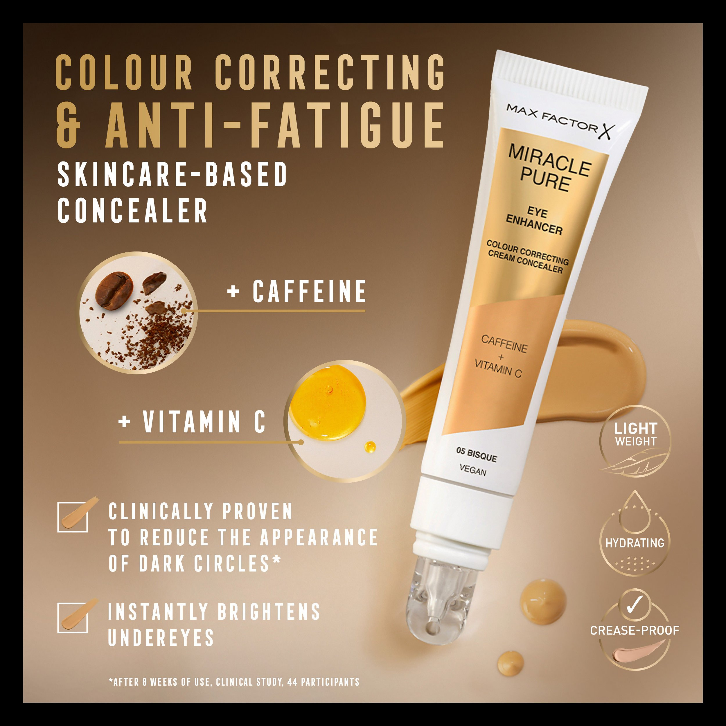 Max Factor Miracle Pure Eye Enhancer - Honey