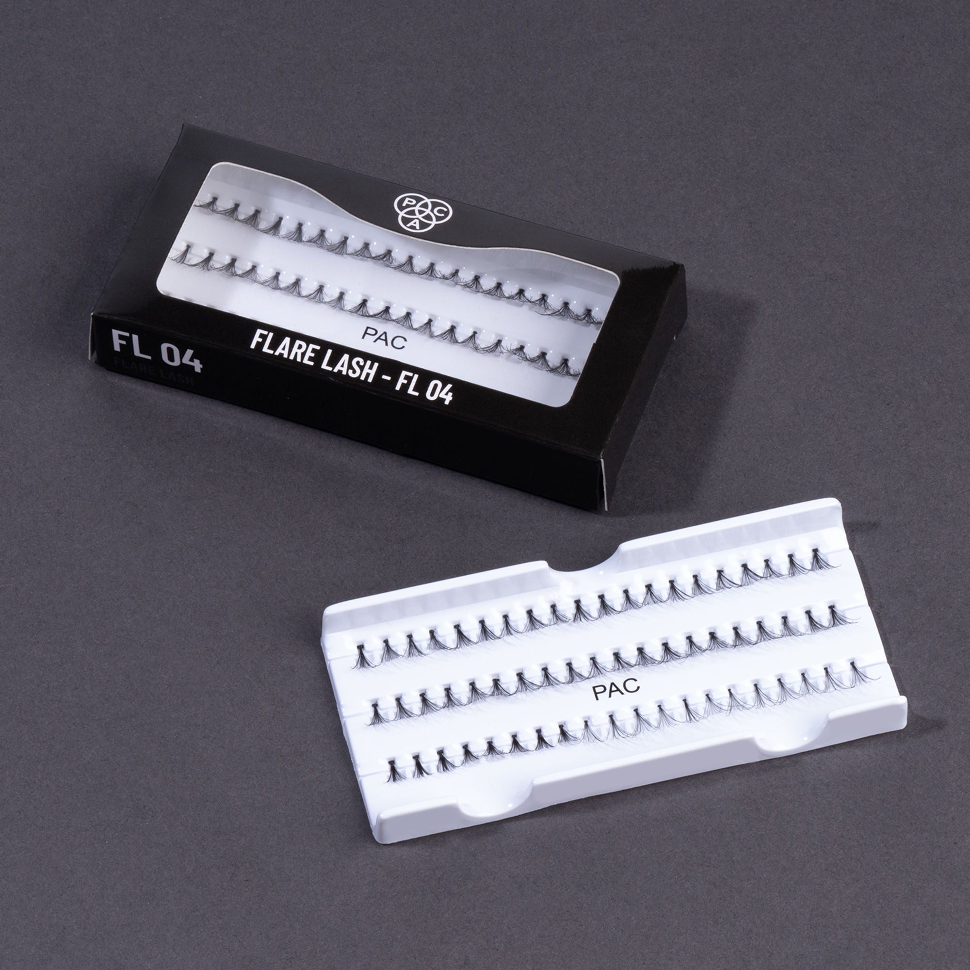 PAC Studio Flare Lash FL4 - Natural Cluster Lashes with Short, Long & Thick Strands for Versatile Looks