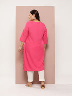 Sztori Plus Size Ethnic Printed Kurta - Distacart