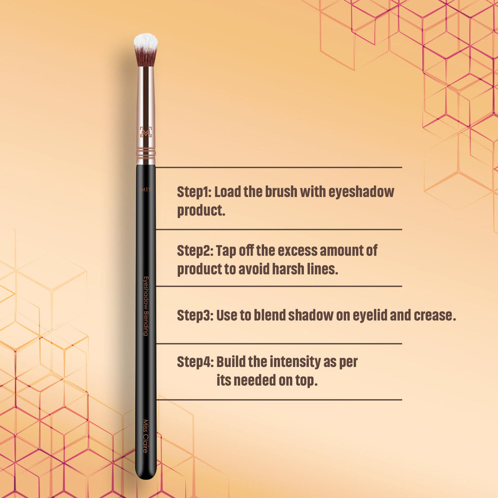 Miss Claire M19 - Eyeshadow Blending Brush - Rose Gold