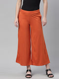 Souchii Red Knitted Ethnic Palazzos - Distacart