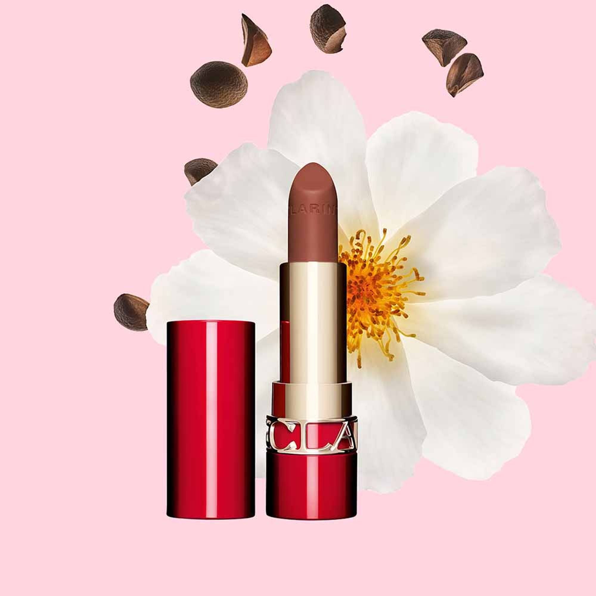 Clarins Joli Rouge Velvet Lipstick - 784V Praline Nude - Distacart