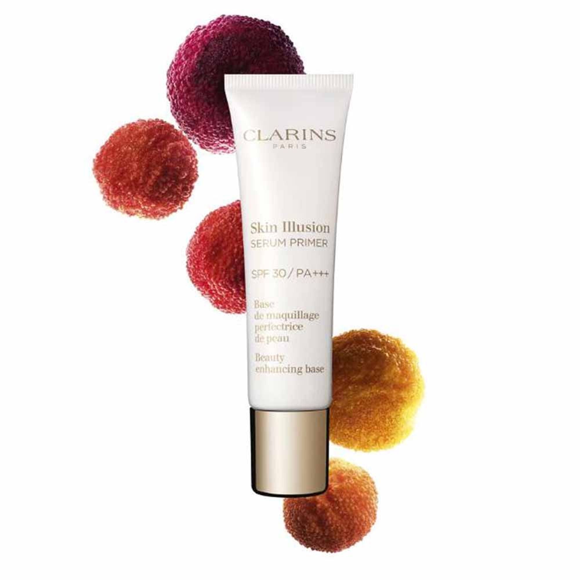 Clarins Skin Illusion Serum Face Primer SPF 30+++ - Transprent - Distacart