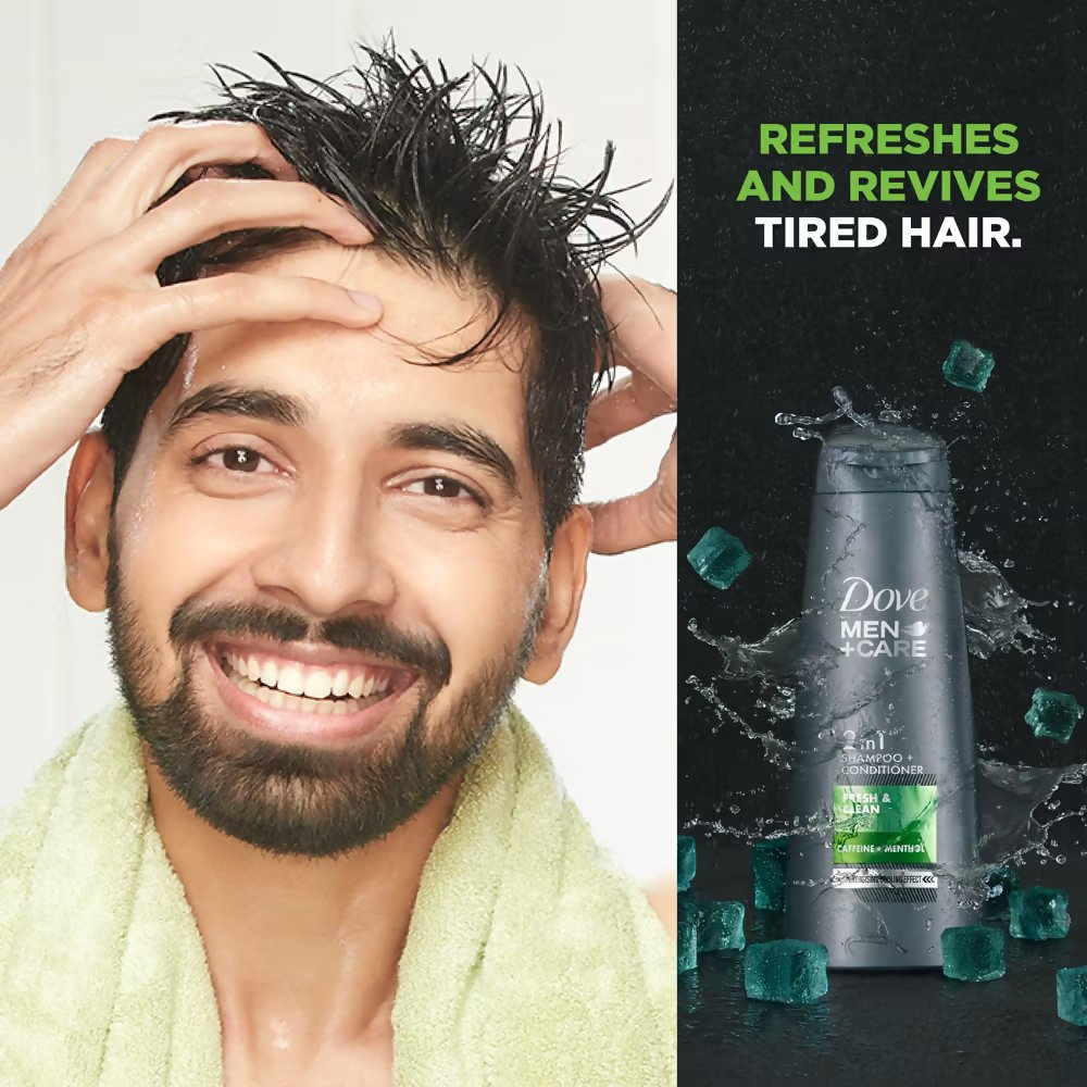 Dove Men +Care Fresh & Clean 2 In 1 Shampoo + Conditioner