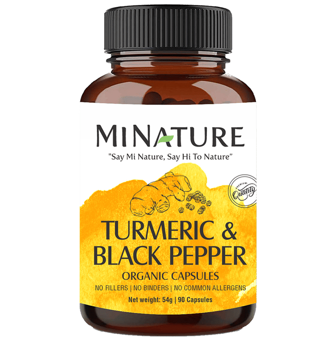 Minature Turmeric & Black Pepper Organic Capsules